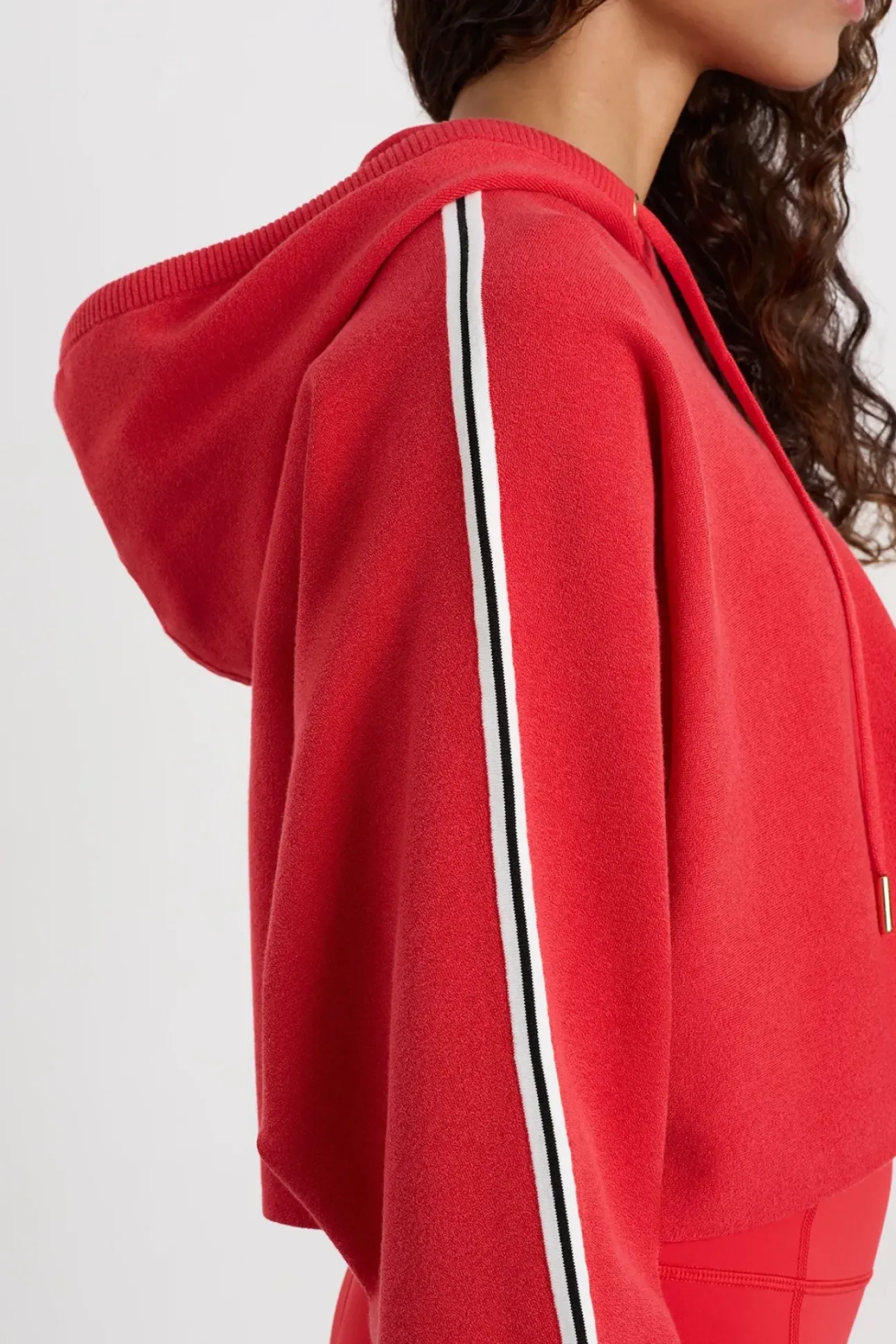 Crop Knit Hoodie 405