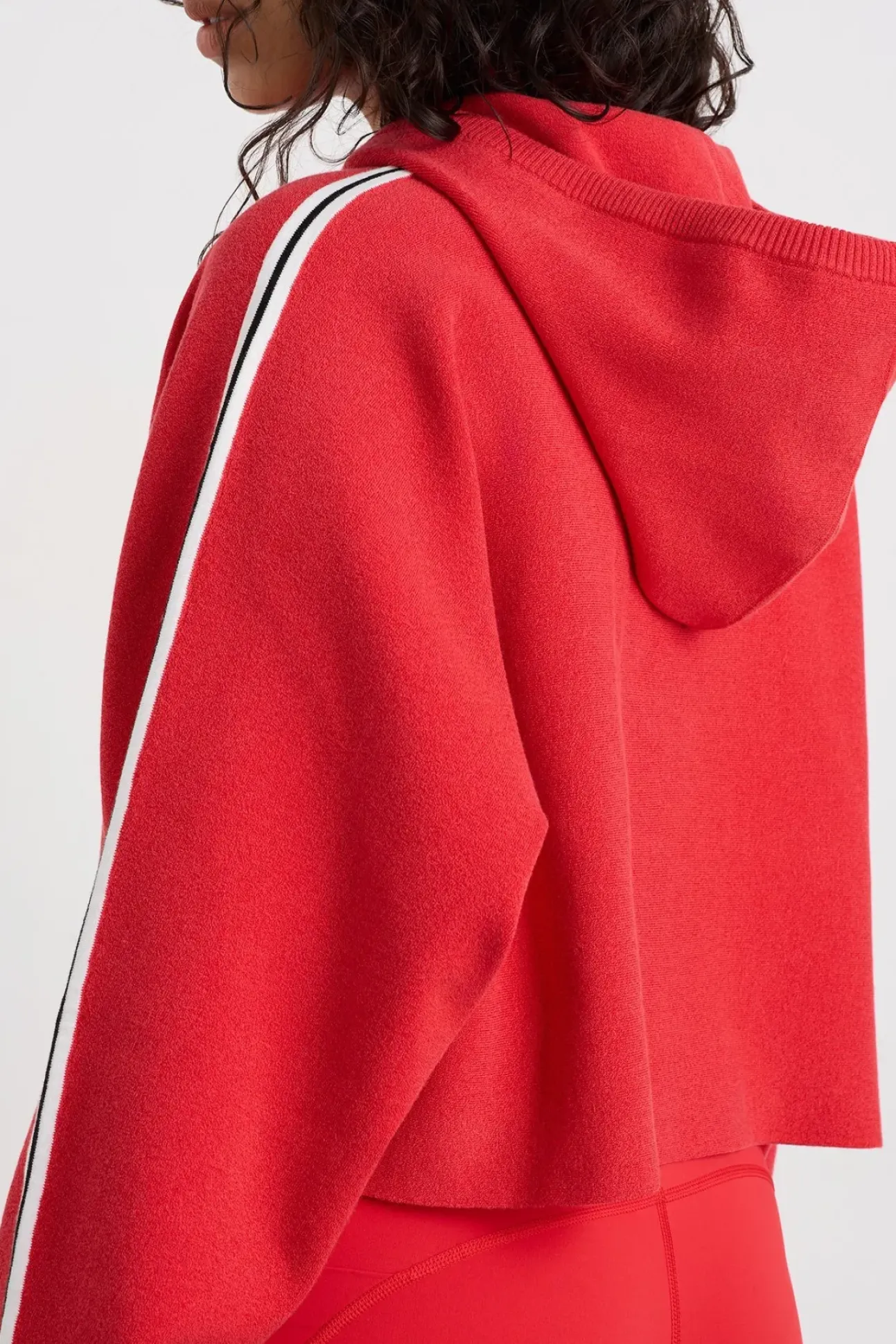 Crop Knit Hoodie 405