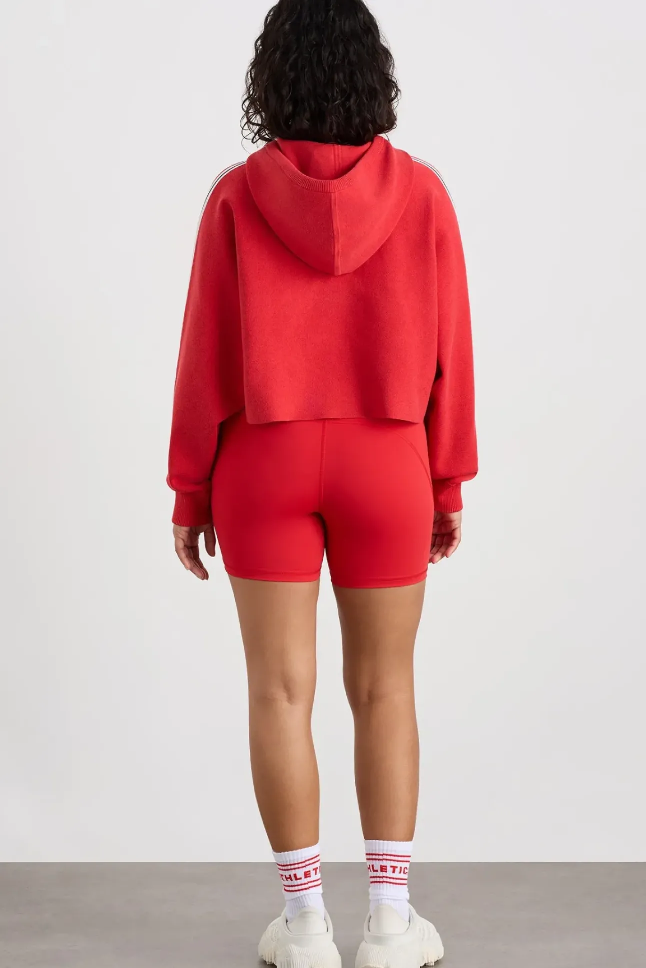 Crop Knit Hoodie 405