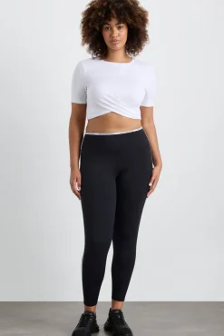 Crop Twist Front Tee 130