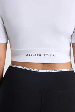 Crop Twist Front Tee 130