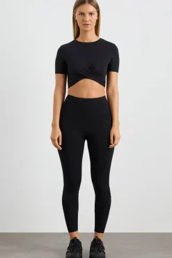 Crop Twist Front Tee 130