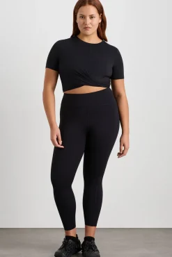 Crop Twist Front Tee 130