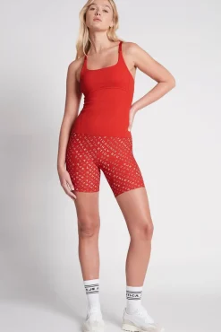 Cropped Adjustable Strap Racerback Tank 117