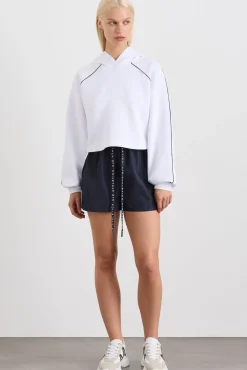 Cropped Contrast Hoodie 405