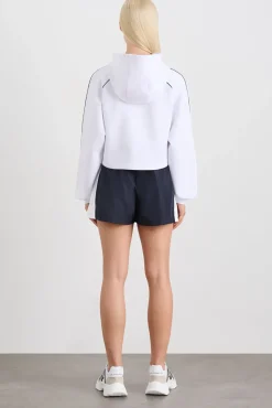 Cropped Contrast Hoodie 405