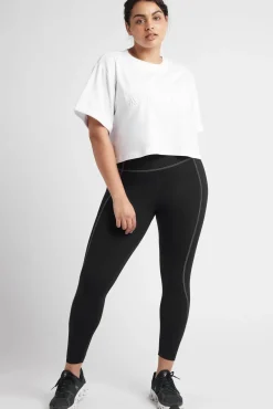 Cropped Embossed Classic Logo T-Shirt 105