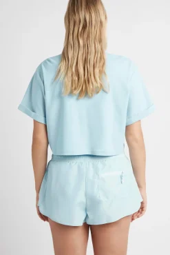 Cropped Embossed Classic Logo T-Shirt 105