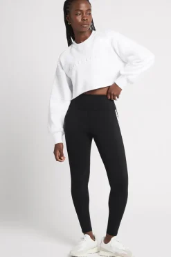 Cropped Embossed Logo Crew Jumper 413