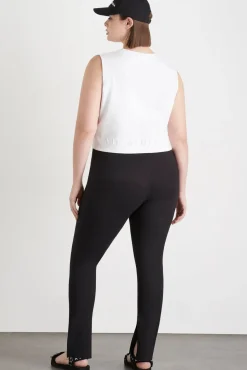 Cropped Embossed Signature Logo Tank 106