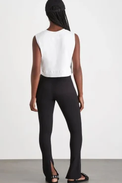 Cropped Embossed Signature Logo Tank 106