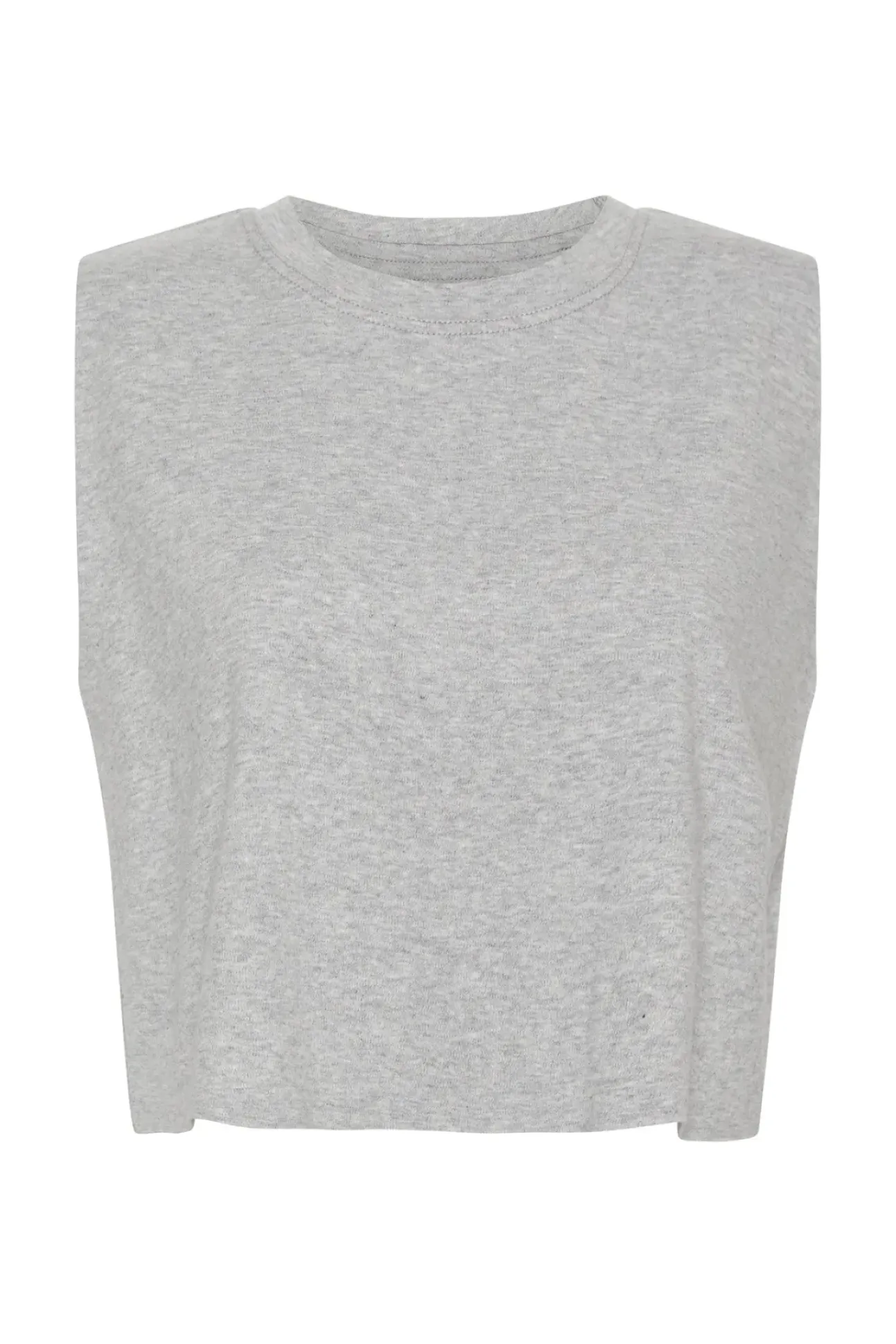 Cropped Embossed Signature Logo Tank 112