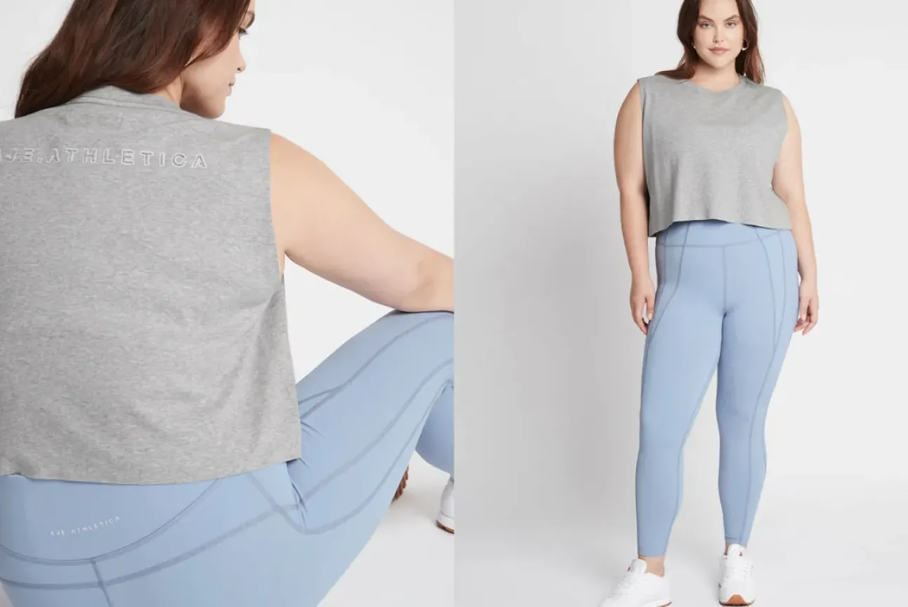 Cropped Embossed Signature Logo Tank 112