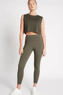 Cropped Embossed Signature Logo Tank 112