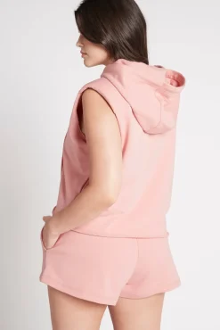 Cropped Established Short Sleeve Hoodie 402