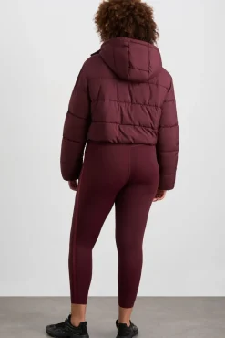 Cropped Hooded Puffer Jacket 764