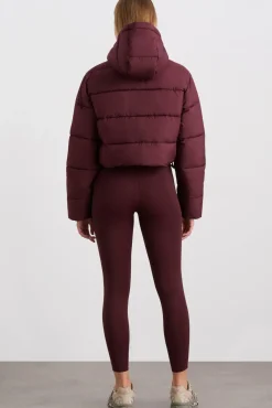 Cropped Hooded Puffer Jacket 764
