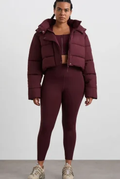 Cropped Hooded Puffer Jacket 764