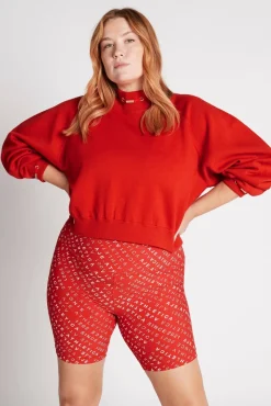 Cropped Knit Funnel Neck Jumper 408