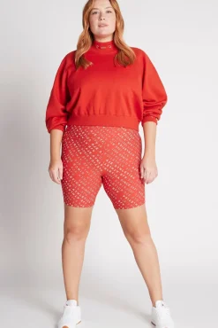 Cropped Knit Funnel Neck Jumper 408