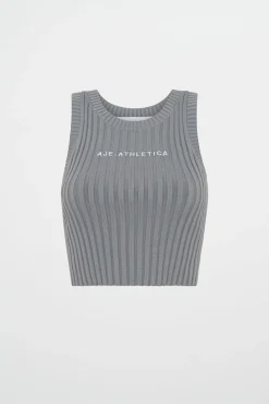 Cropped Knitted Logo Tank 135