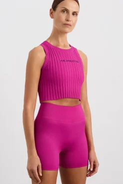 Cropped Knitted Logo Tank 135