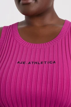 Cropped Knitted Logo Tank 135