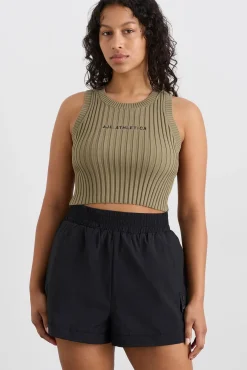 Cropped Knitted Logo Tank 135