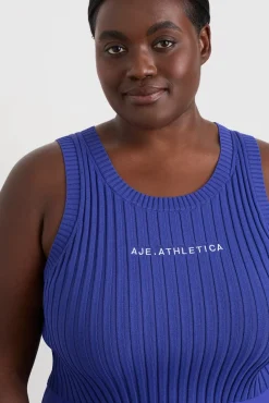 Cropped Knitted Logo Tank 135