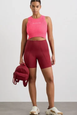 Cropped Knitted Logo Tank 135