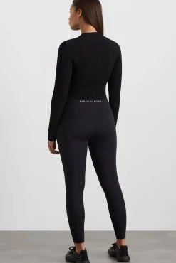 Cropped Knitted Long Sleeve Top 437