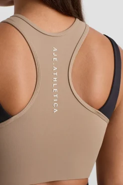 Cropped Layered Sport Tank 159