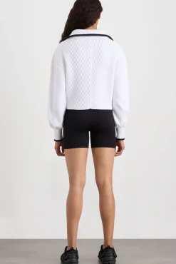 Cropped Ottoman Knit 414