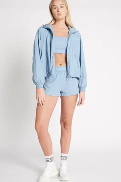 Cropped Signature Badge Logo Spray Jacket 708