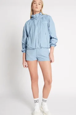 Cropped Signature Badge Logo Spray Jacket 708