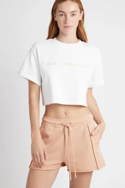 Cropped Signature Logo T-Shirt 104