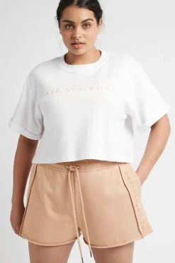 Cropped Signature Logo T-Shirt 104