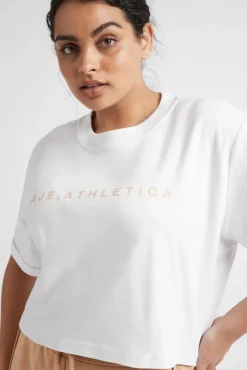 Cropped Signature Logo T-Shirt 104