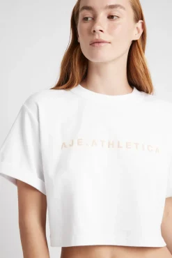 Cropped Signature Logo T-Shirt 104