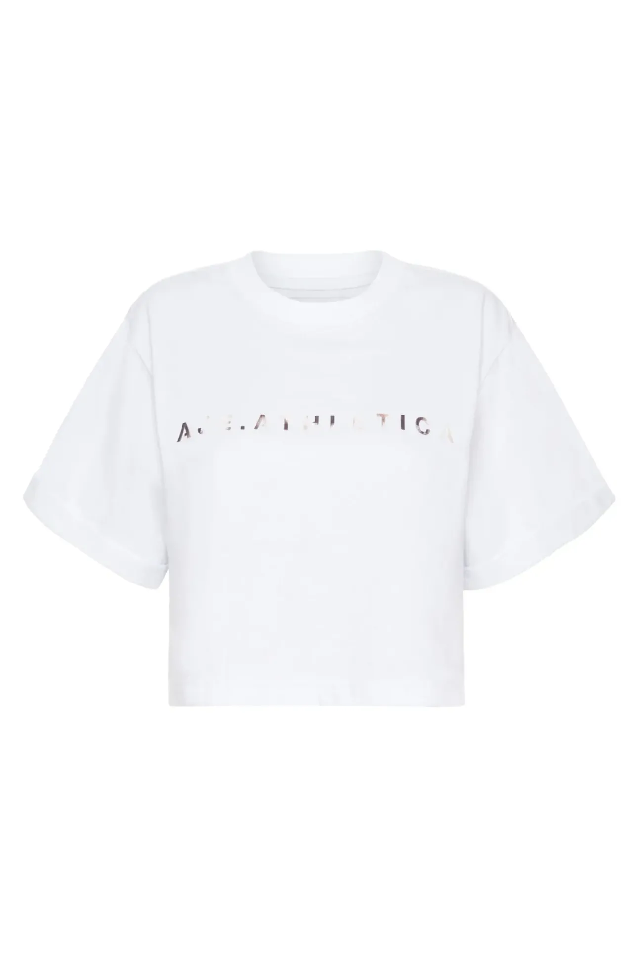 Cropped Signature Logo T-Shirt 105