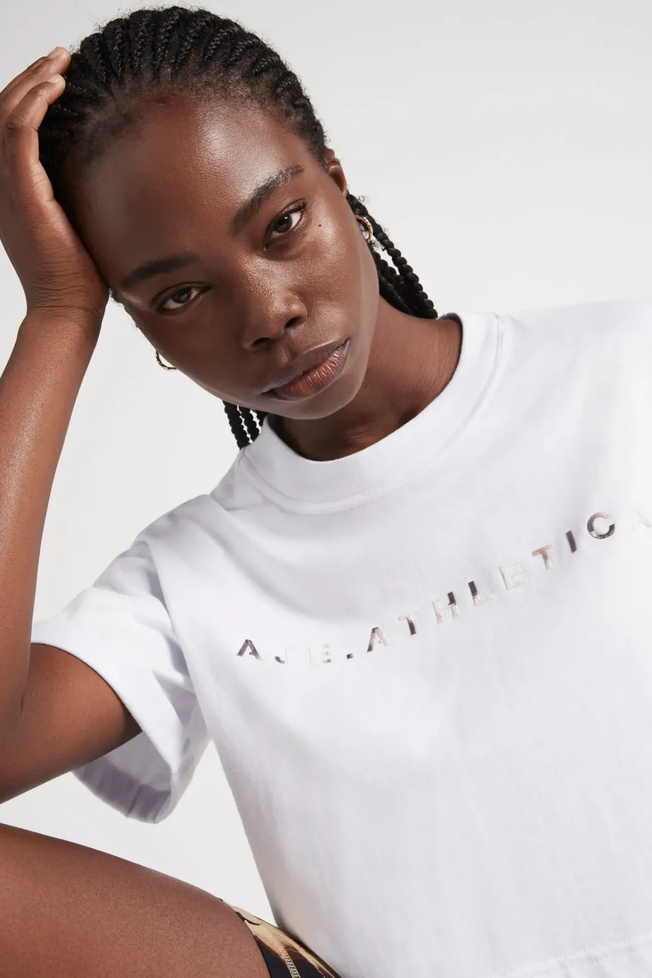 Cropped Signature Logo T-Shirt 105