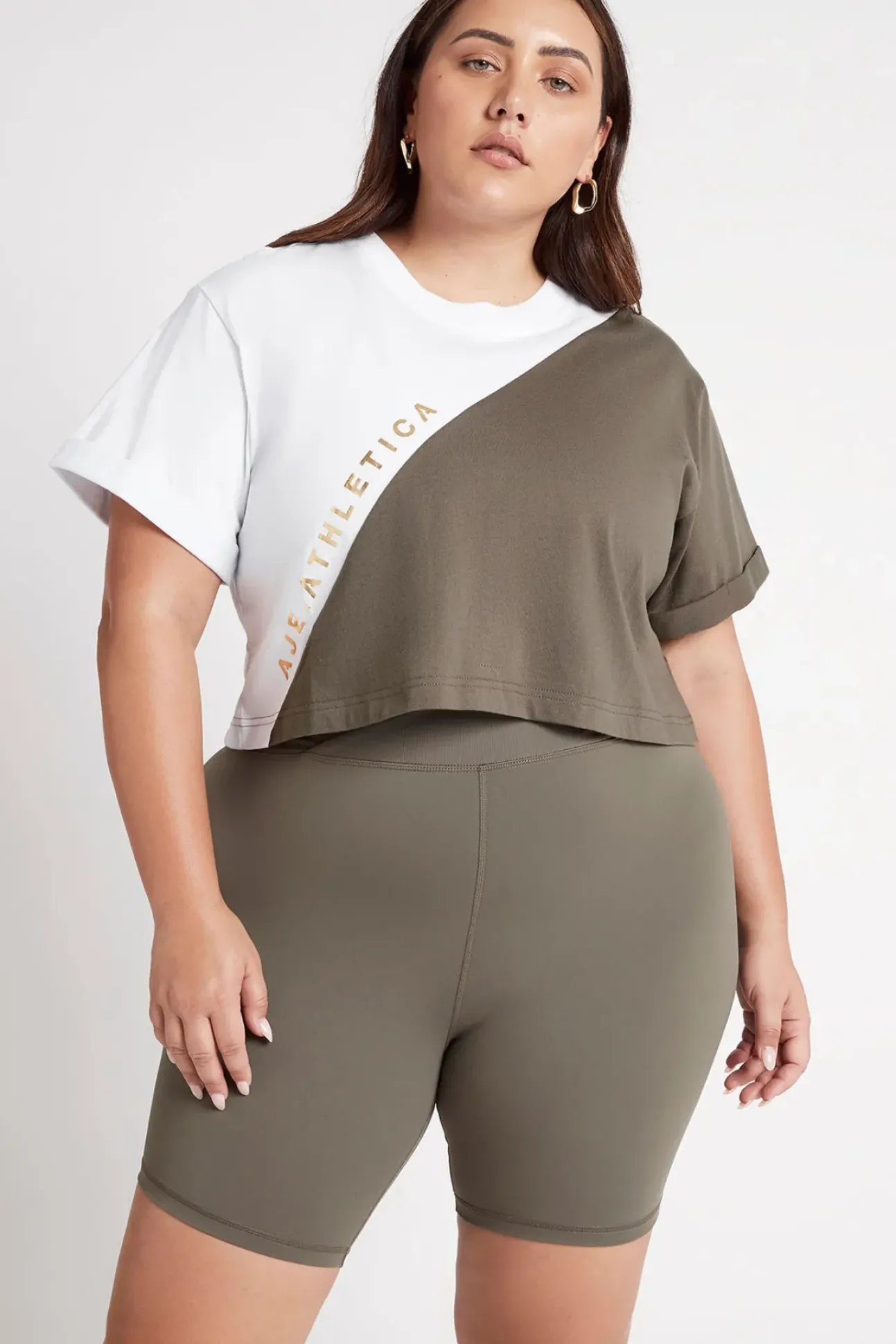 Cropped Signature Logo T-Shirt 105