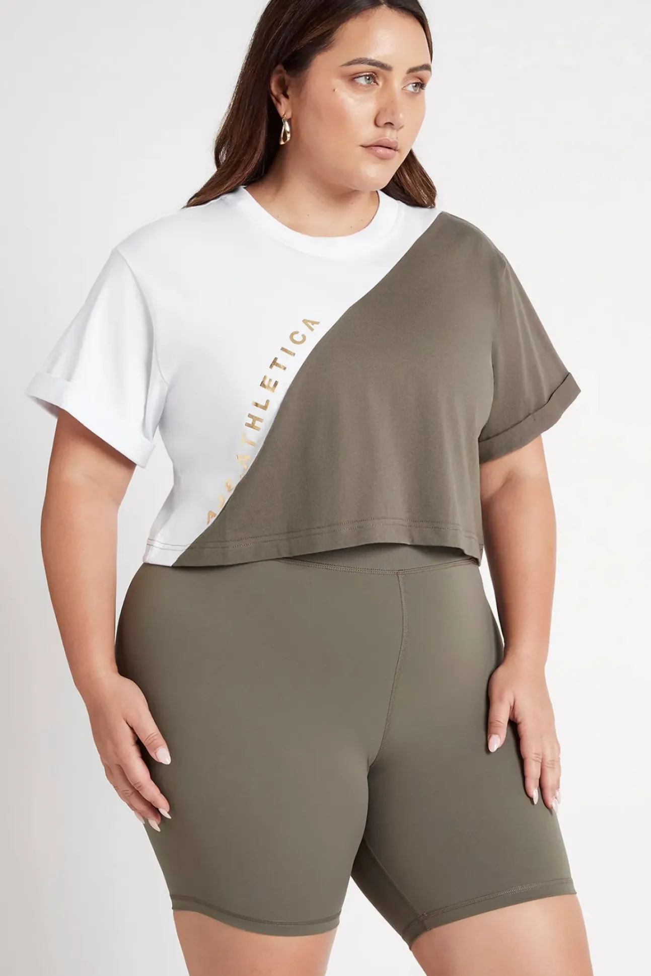 Cropped Signature Logo T-Shirt 105