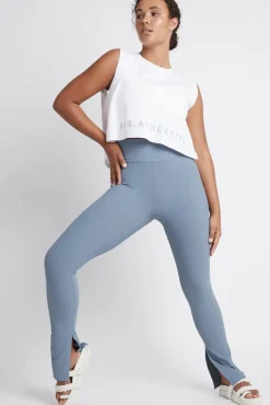 Cropped Split Back Tank 112