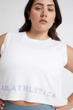 Cropped Split Back Tank 112