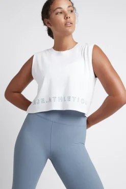 Cropped Split Back Tank 112