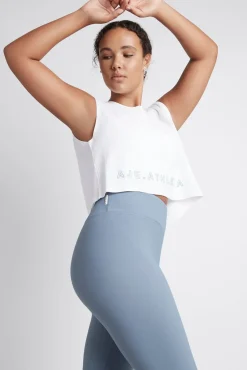 Cropped Split Back Tank 112