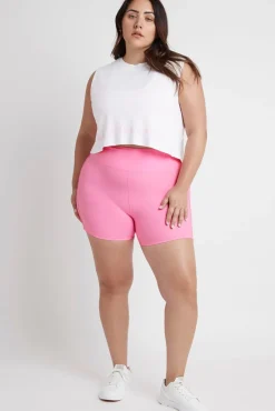 Cropped Split Back Tank 112