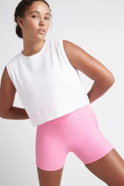 Cropped Split Back Tank 112