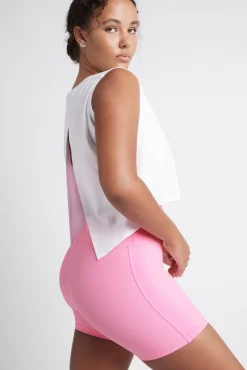 Cropped Split Back Tank 112